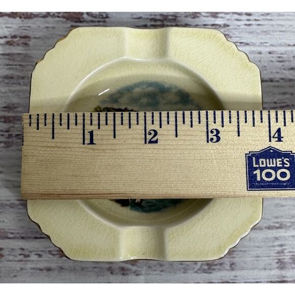 Royal Winton 4”x4” Trinket Dish Ashtrays Niagara Falls Lot Of 2￼ - Picture 10 of 11